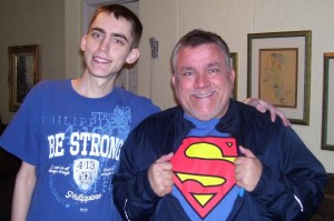 A picture of my Superman Dad and me!